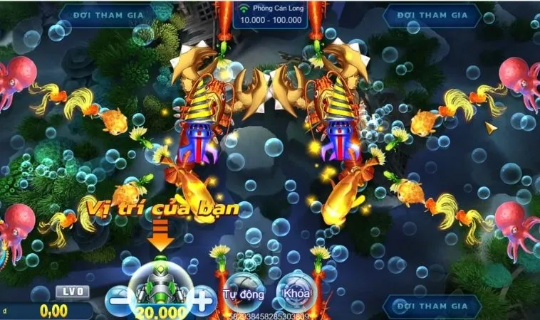 Giao diện chơi Bắn Cá Royal Fishing tại MMLive