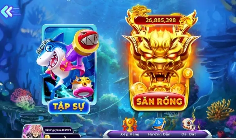 Các phòng chơi Vua Bắn Cá MMLive